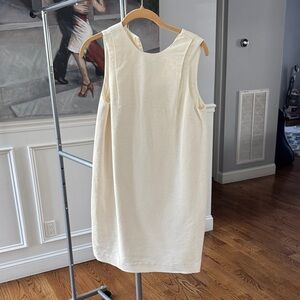 & Other Stories Cream Mini Dress